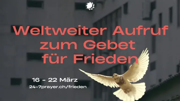 Aufruf zum Gebet für Frieden